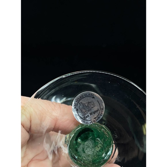 NEW (2) Vidrios San Miguel Recycled Glass 18 oz 11" Water Goblet Wine Glass - Picture 15 of 15